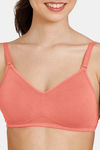Zivame Beautiful Basics Double Layered Non Wired Full Coverage Backless Bra - Desert Flower — thumbnail 6